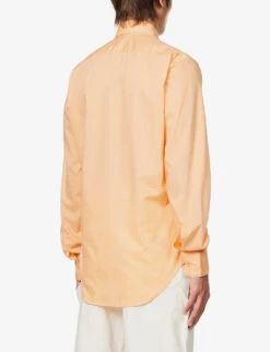 Upcycled Floral-embroidered Faux Gemstone-embellished Woven Shirt -Metro Style Shop R04126423 MULTI ALT03