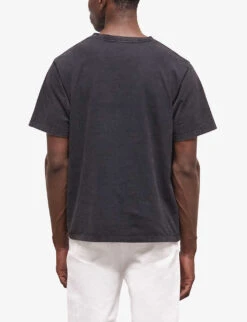 THE KOOPLES Graphic-print Regular-fit Cotton T-shirt -Metro Style Shop R04127690 BLA55 ALT03