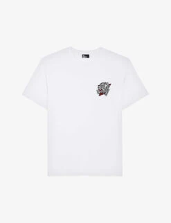THE KOOPLES Graphic-print Cotton-jersey T-shirt