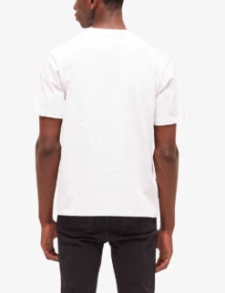 THE KOOPLES Graphic-print Relaxed-fit Cotton T-shirt -Metro Style Shop R04127786 GRN23 ALT03