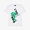 THE KOOPLES Graphic-print Relaxed-fit Cotton T-shirt -Metro Style Shop R04127786 GRN23 M