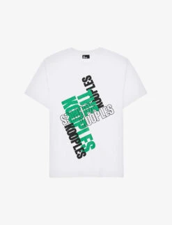 THE KOOPLES Graphic-print Relaxed-fit Cotton T-shirt