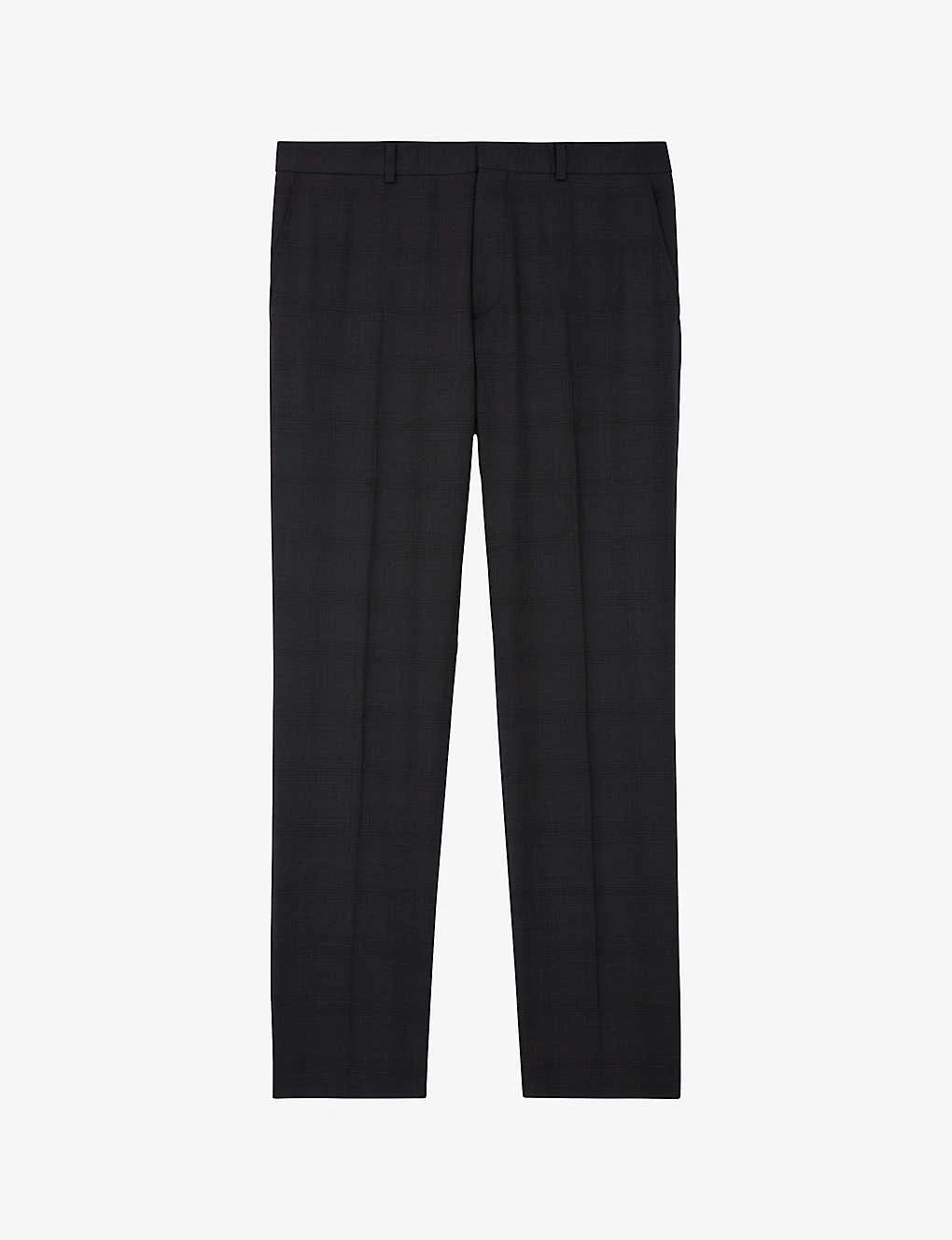 THE KOOPLES Prince Of Wales-check Regular-fit Straight-leg Stretch-woven Trousers 3 THE KOOPLES Prince Of Wales-check Regular-fit Straight-leg Stretch-woven Trousers