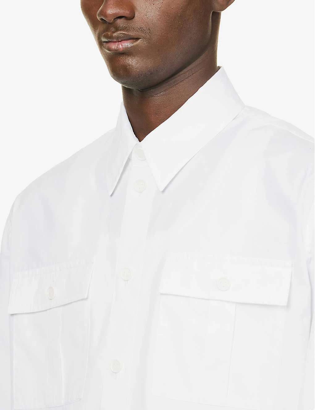 Bottega Veneta Flap-pocket Relaxed-fit Cotton-poplin Shirt 7 Bottega Veneta Flap-pocket Relaxed-fit Cotton-poplin Shirt - Image 5