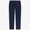 Ted Baker Check Regular-fit Straight-leg Stretch Wool-blend Trousers