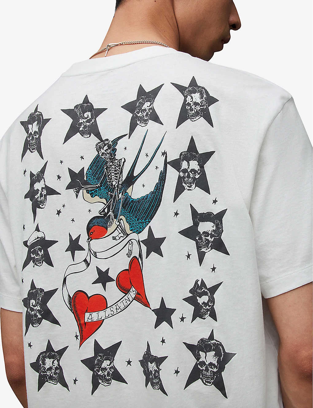 AllSaints Graphic-print Short-sleeve Organic-cotton T-shirt 7 AllSaints Graphic-print Short-sleeve Organic-cotton T-shirt - Image 5