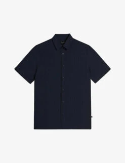 Ted Baker Stansho Regular-fit Seersucker Cotton Shirt