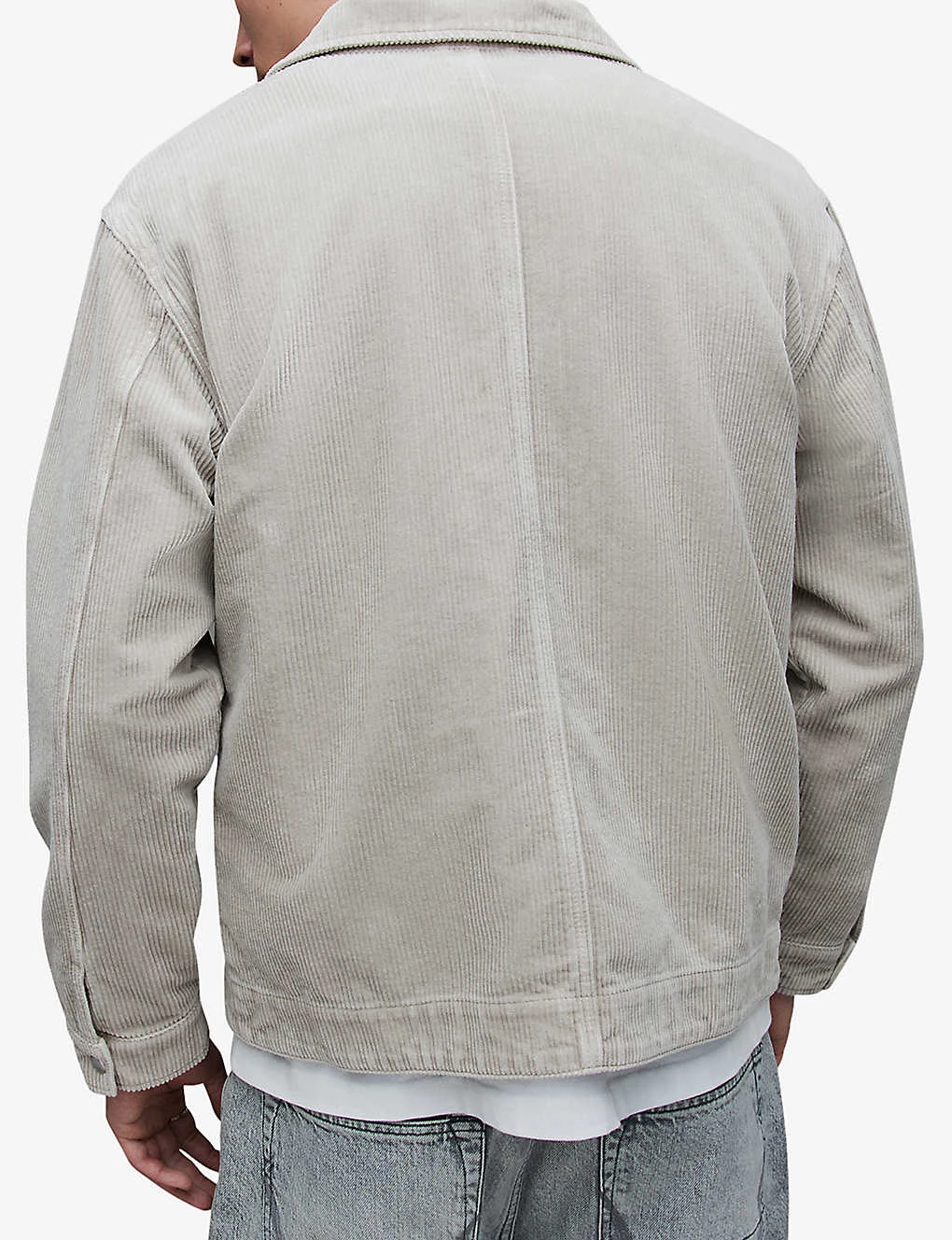 AllSaints Castleford Spread-collar Relaxed-fit Recycled-cotton Corduroy Shirt 6 AllSaints Castleford Spread-collar Relaxed-fit Recycled-cotton Corduroy Shirt - Image 4