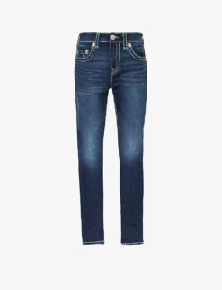 True Religion Rocco Tapered-leg Regular-fit Stretch-denim Jeans