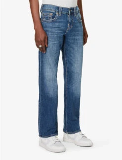 True Religion Billy Embroidered Straight-leg Relaxed-fit Stretch-denim Jeans -Metro Style Shop R04134917 MOUNTAINLAURELMEDIUM ALT02