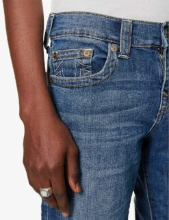 True Religion Billy Embroidered Straight-leg Relaxed-fit Stretch-denim Jeans -Metro Style Shop R04134917 MOUNTAINLAURELMEDIUM ALT05