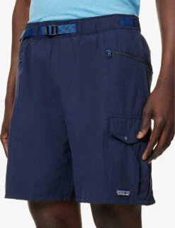 Patagonia Outdoors Elasticated-waistband Stretch-shell Shorts -Metro Style Shop R04136086 NEWNAVY ALT04