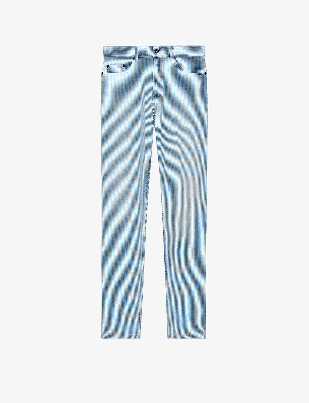THE KOOPLES Stripe-print Slim-fit Jeans 3 THE KOOPLES Stripe-print Slim-fit Jeans