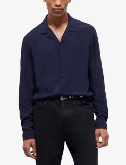 THE KOOPLES Camp Collar Regular-fit Woven Shirt 9 THE KOOPLES Camp Collar Regular-fit Woven Shirt -Metro Style Shop R04136192 NAV01 ALT02