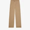 THE KOOPLES Relaxed-fit Low-rise Cotton Trousers -Metro Style Shop R04136816 CAM01 M