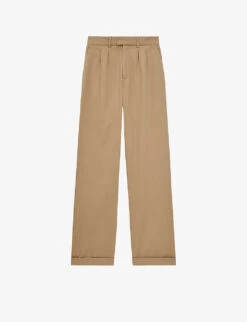 THE KOOPLES Relaxed-fit Low-rise Cotton Trousers