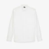 THE KOOPLES Patch-pocket Casual-fit Cotton Oxford Shirt -Metro Style Shop R04137099 WHI01 M