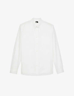 THE KOOPLES Patch-pocket Casual-fit Cotton Oxford Shirt