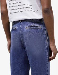 THE KOOPLES Relaxed-fit Straight-leg Low-rise Jean -Metro Style Shop R04137101 BLUE6 ALT04