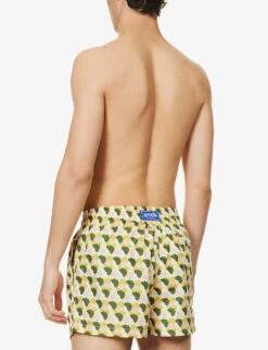 Arrels Barcelona X Olimpia Zagnoli Graphic-print Swim Shorts -Metro Style Shop R04138003 GREENBUBBLEGUM ALT03