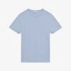 Reiss Melrose Short-sleeve Regular-fit Cotton T-shirt -Metro Style Shop R04139943 SOFTBLUE M