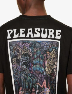 Pleasure Garden Graphic-print Regular-fit Cotton-jersey T-shirt 11 Pleasure Garden Graphic-print Regular-fit Cotton-jersey T-shirt -Metro Style Shop R04140910 BLACK ALT04