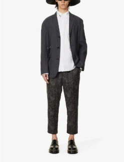 Undercover Zip-embellished Relaxed-fit Cotton-poplin Shirt -Metro Style Shop R04143679 WHITE ALT01