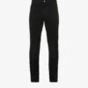 Undercover Patch Tapered-leg Mid-rise Jeans 1 Undercover Patch Tapered-leg Mid-rise Jeans -Metro Style Shop R04143684 BLACK M