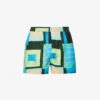 Box-print Elasticated-waistband Swim Shorts -Metro Style Shop R04144731 LACOMMODE M