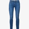 7 For All Mankind Slimmy Slim-fit Tapered-leg Stretch-denim Jeans -Metro Style Shop R04145113 MIDBLUE M