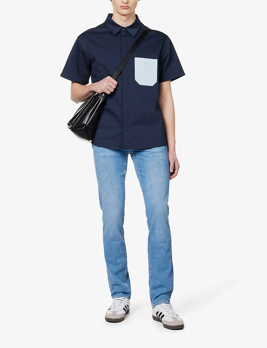 7 For All Mankind Paxtyn Mid-rise Tapered-leg Stretch-denim Jeans 4 7 For All Mankind Paxtyn Mid-rise Tapered-leg Stretch-denim Jeans - Image 2