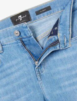 7 For All Mankind Paxtyn Mid-rise Tapered-leg Stretch-denim Jeans 15 7 For All Mankind Paxtyn Mid-rise Tapered-leg Stretch-denim Jeans -Metro Style Shop R04145115 LIGHTBLUE ALT06