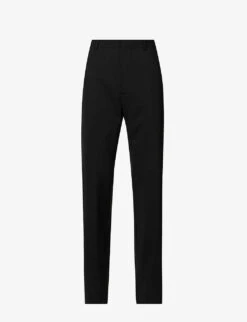 DSQUARED2 Relaxed-fit Straight-leg Stretch-wool Trousers