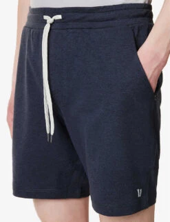 Vuori Ponto Elasticated-waistband Stretch Recycled-polyester Shorts -Metro Style Shop R04146299 MIDNIGHTHEATHER ALT04