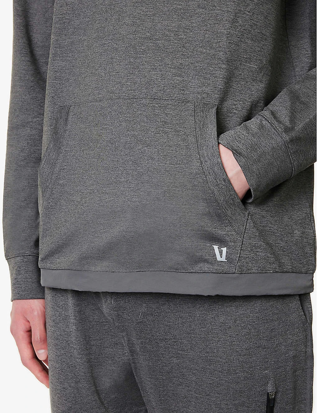Vuori Sunday Kangaroo-pocket Recycled-polyester Hoody 7 Vuori Sunday Kangaroo-pocket Recycled-polyester Hoody - Image 5