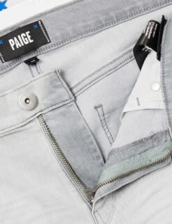 Paige Croft Mid-rise Skinny Stretch-woven Jeans -Metro Style Shop R04148190 KNOLLWOOD ALT07