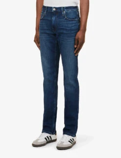 Paige Normandie Faded-wash Straight-fit Stretch-denim Jeans -Metro Style Shop R04148192 HARTWEG ALT02