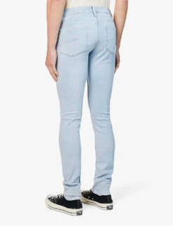 Paige Croft Faded-wash Skinny-fit Stretch-woven Jeans -Metro Style Shop R04148193 WOODFILL ALT03