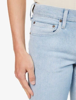 Paige Croft Faded-wash Skinny-fit Stretch-woven Jeans -Metro Style Shop R04148193 WOODFILL ALT04