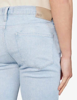 Paige Croft Faded-wash Skinny-fit Stretch-woven Jeans -Metro Style Shop R04148193 WOODFILL ALT05