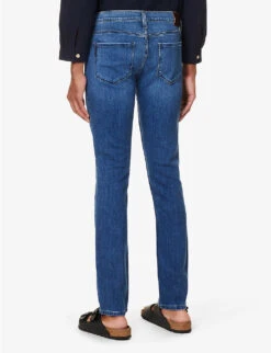 Paige Lennox Slim-leg Low-rise Stretch-cotton Blend Denim Jeans -Metro Style Shop R04148194 STETSON ALT03