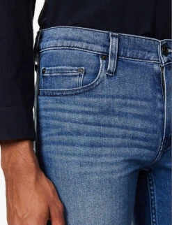 Paige Lennox Slim-leg Low-rise Stretch-cotton Blend Denim Jeans -Metro Style Shop R04148194 STETSON ALT04