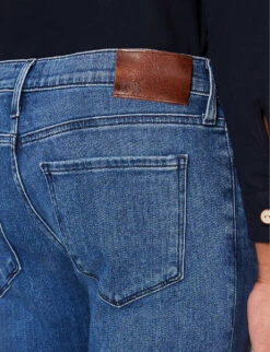 Paige Lennox Slim-leg Low-rise Stretch-cotton Blend Denim Jeans -Metro Style Shop R04148194 STETSON ALT05