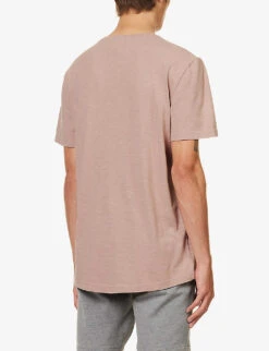 Paige Kenneth Patch-pocket Cotton-jersey T-shirt -Metro Style Shop R04148202 TWILIGHTHAZE ALT03