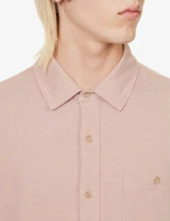 Paige Brayden Short-sleeved Relaxed-fit Cotton Shirt -Metro Style Shop R04148203 TWILIGHTHAZE ALT04