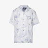 Paige Landon Short-sleeved Regular-fit Woven Shirt -Metro Style Shop R04148206 OCEANWAVEMULTI M