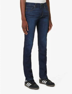 Paige Federal Straight-leg Mid-rise Stretch-denim Jeans -Metro Style Shop R04148220 KASON ALT02