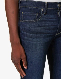 Paige Federal Straight-leg Mid-rise Stretch-denim Jeans -Metro Style Shop R04148220 KASON ALT04