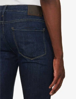 Paige Federal Straight-leg Mid-rise Stretch-denim Jeans -Metro Style Shop R04148220 KASON ALT05