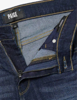 Paige Federal Straight-leg Mid-rise Stretch-denim Jeans -Metro Style Shop R04148220 KASON ALT06